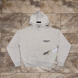 Fear of God Essentials Hoodie Light Oatmeal Size XS